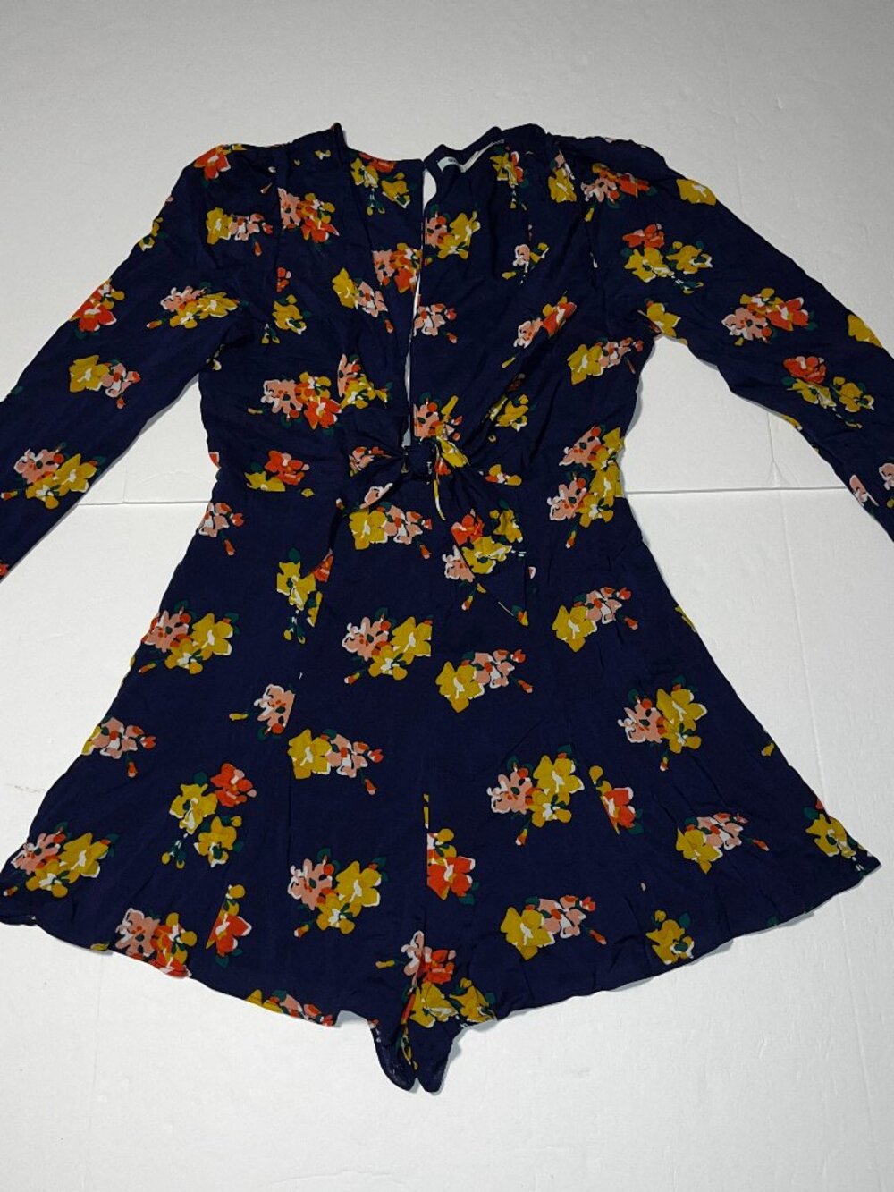 Kimchi Blue long sleeve open back romper size 8